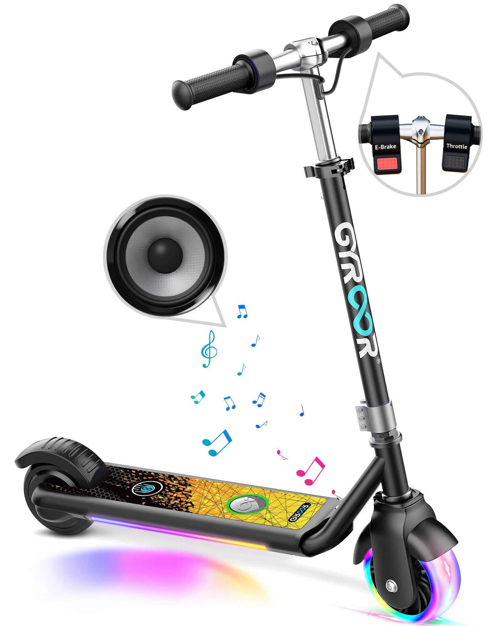 Electric Scooter for Kids, LED Dispaly Dual Brake System