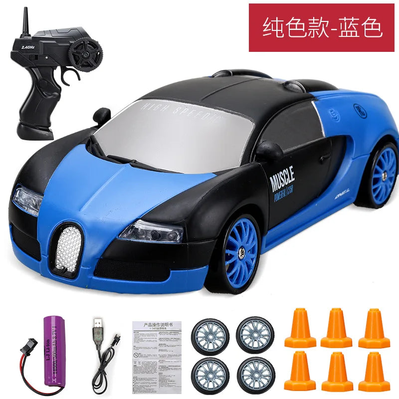 2.4G High speed Drift Car 4WD Toy Remote Control Vehicle Car RC