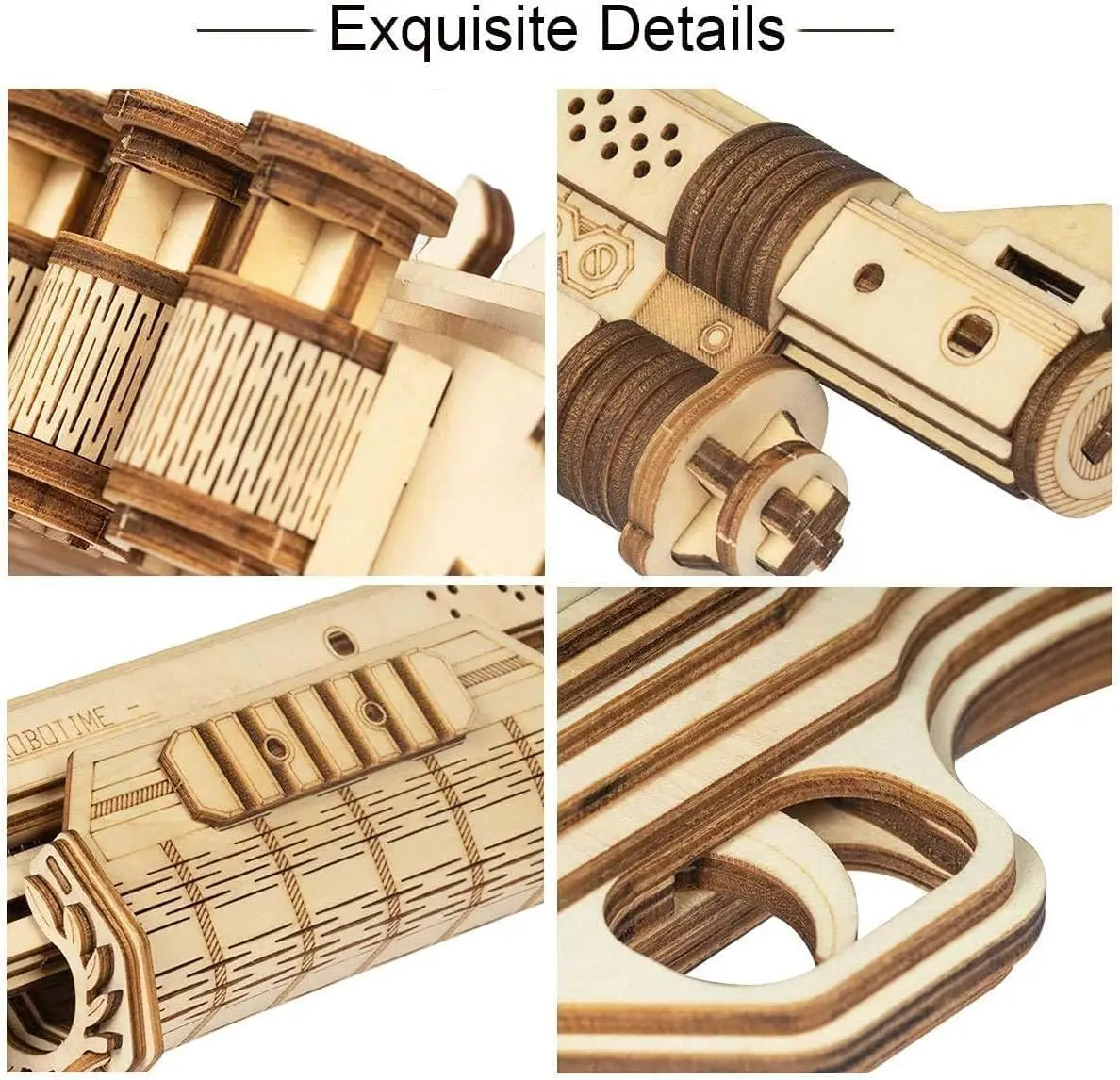 Robotime Rokr Corsac M60 Toy Gun 3D Wooden Puzzle