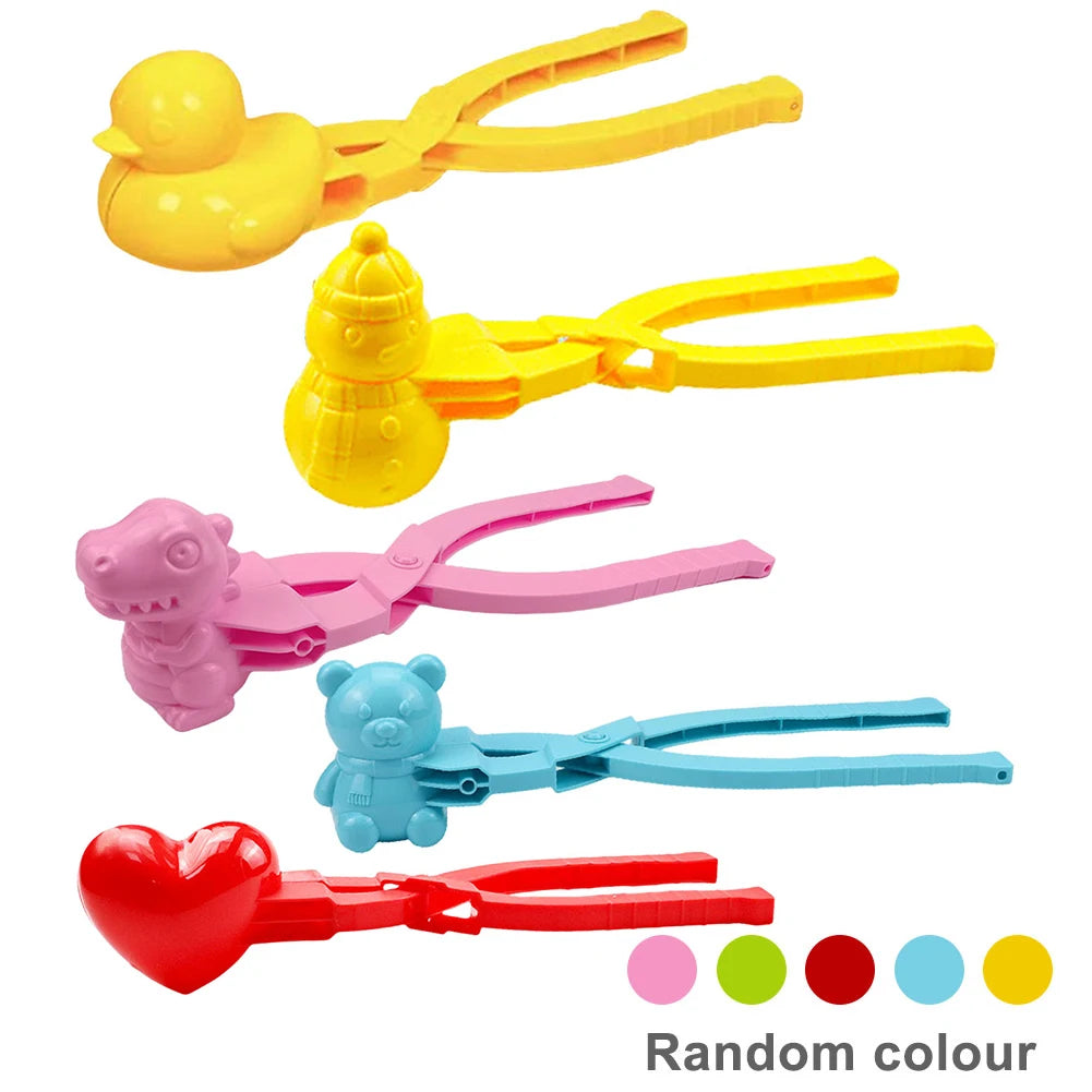 Duck Shaped Snowball Maker Clip Children Outdoor Snow