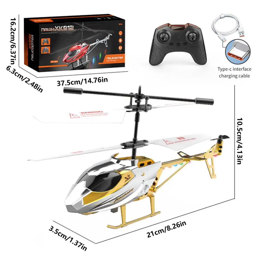 Kids Remote Helicopter With Stable Flight & Easy Remote Contro