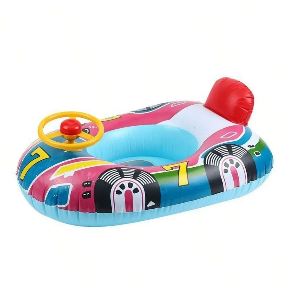 Baby Swimming Ring Pool Inflatable Float Seat Cute Car Summer Swim