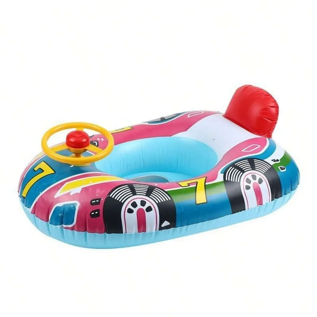 Baby Swimming Ring Pool Inflatable Float Seat Cute Car Summer Swim
