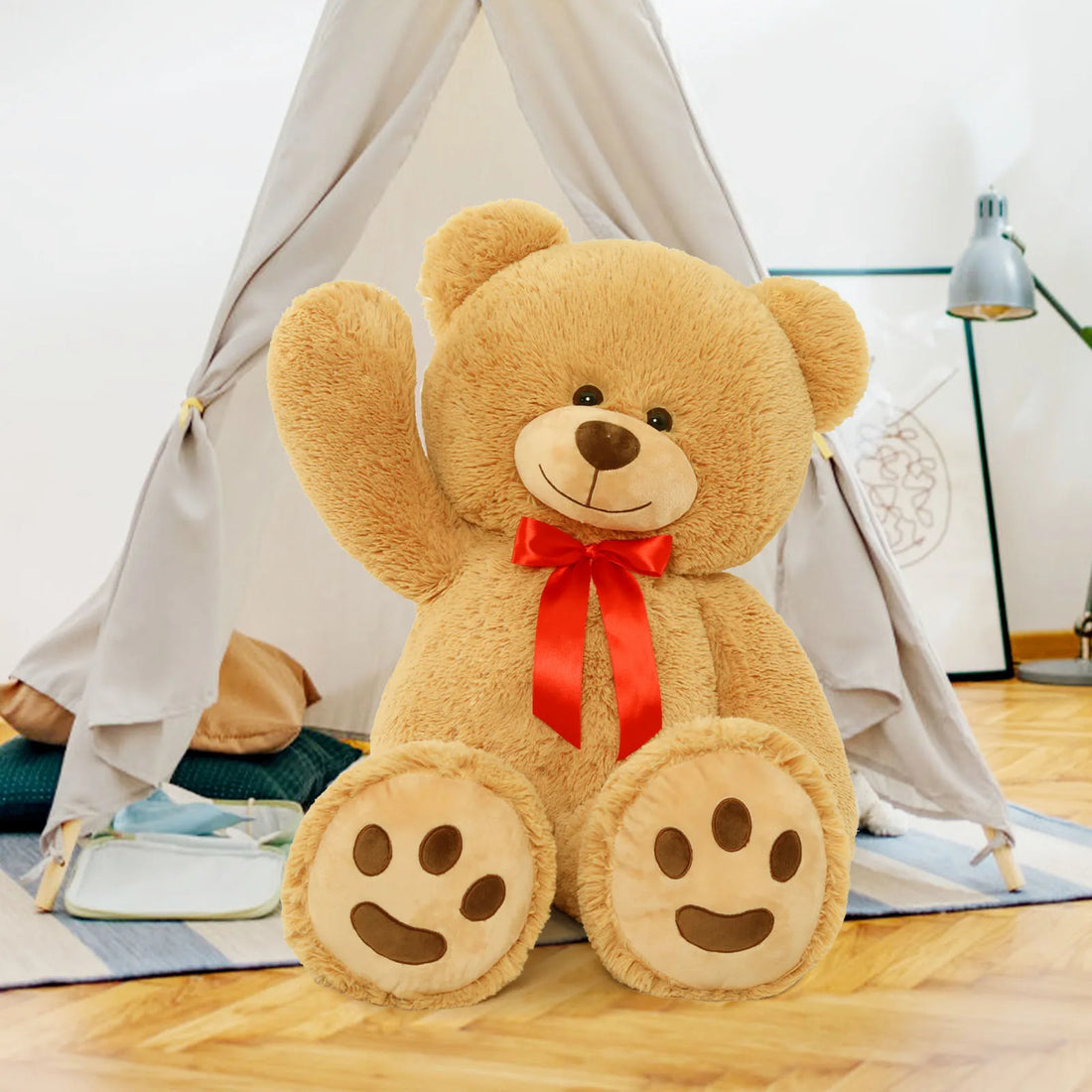 Giant Teddy Bear Stuffed Animal Plush Toy Big Brown Teddy