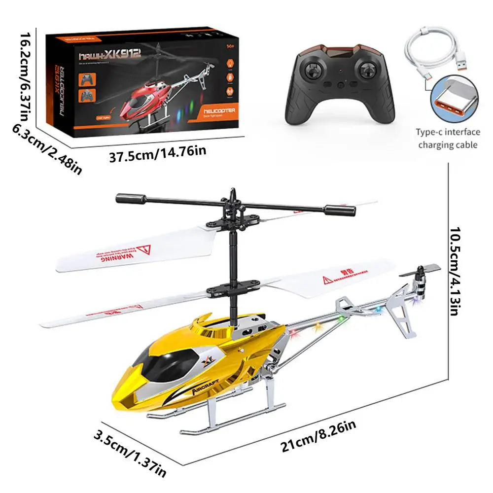 Kids Remote Helicopter With Stable Flight & Easy Remote Contro