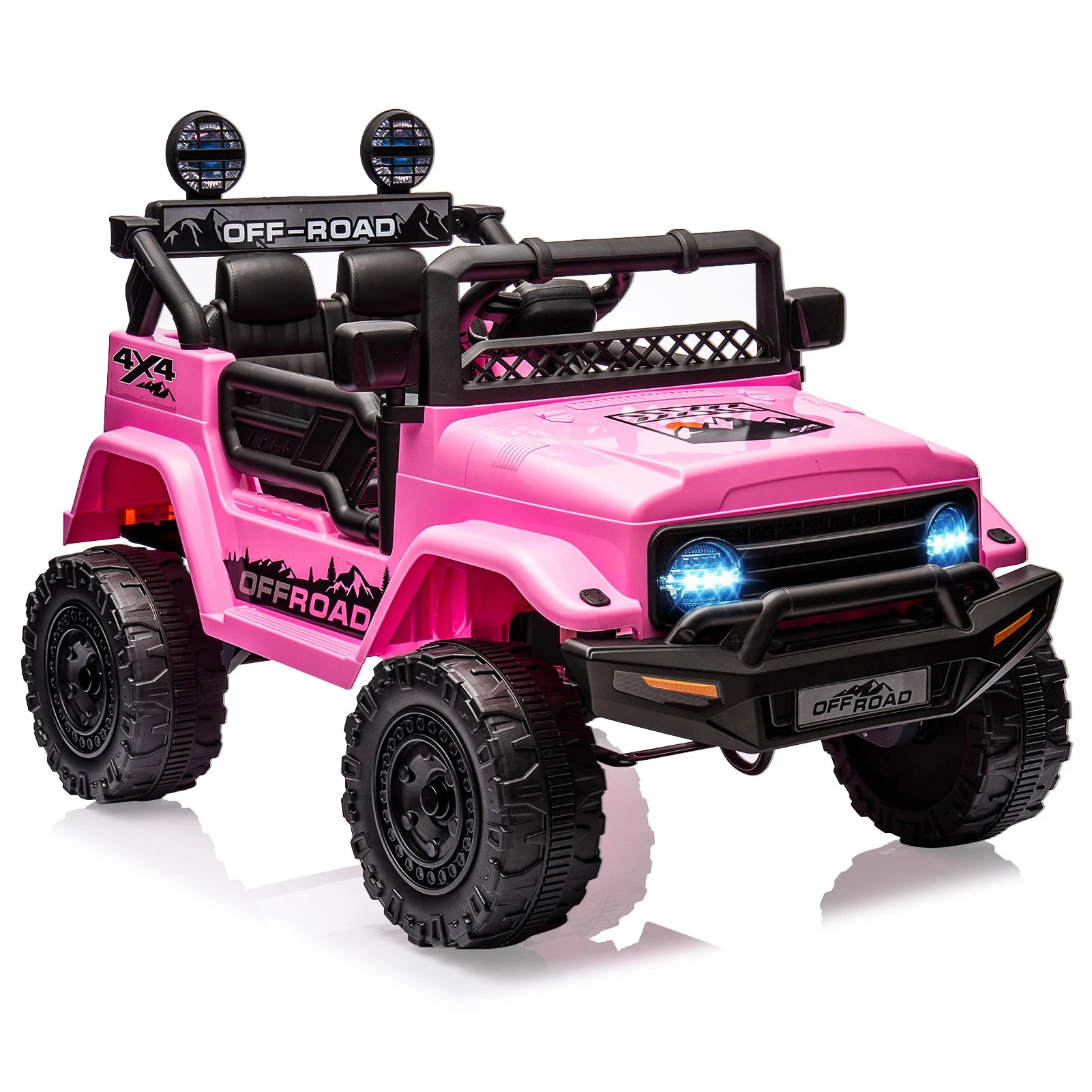 Kids Ride On Truck with Remote Control Spring Suspension Car