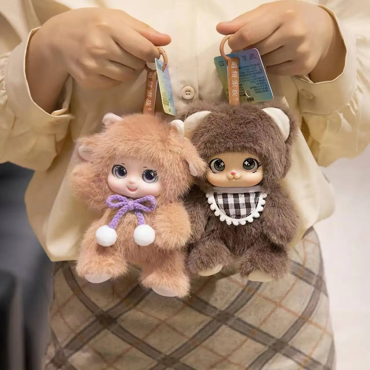 Cute Animals Vinyl Face Plush Toys Animal Toys Pendant Rabbit