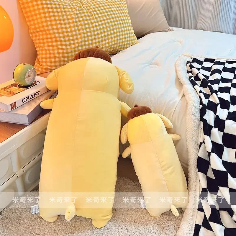 Toy Lovely Stuffed Anime Plushies Yellow Dog Hug Sleeping Pillow