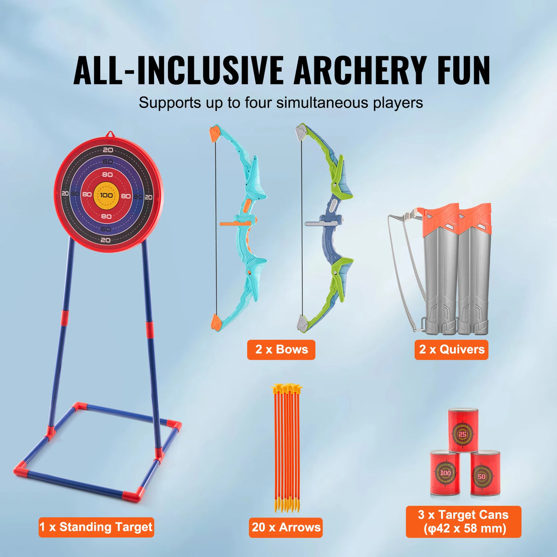 Bow & Arrows For Children Kids Archery Bow Practice Recurve Outdoor