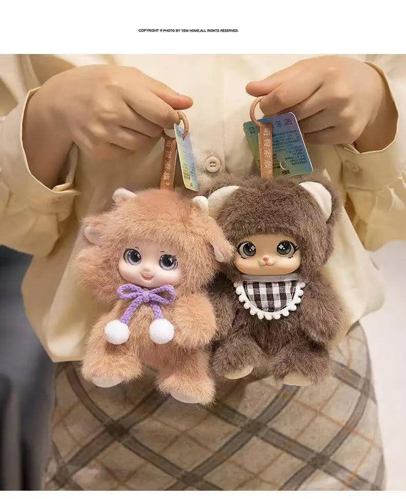 Cute Animals Vinyl Face Plush Toys Animal Toys Pendant Rabbit