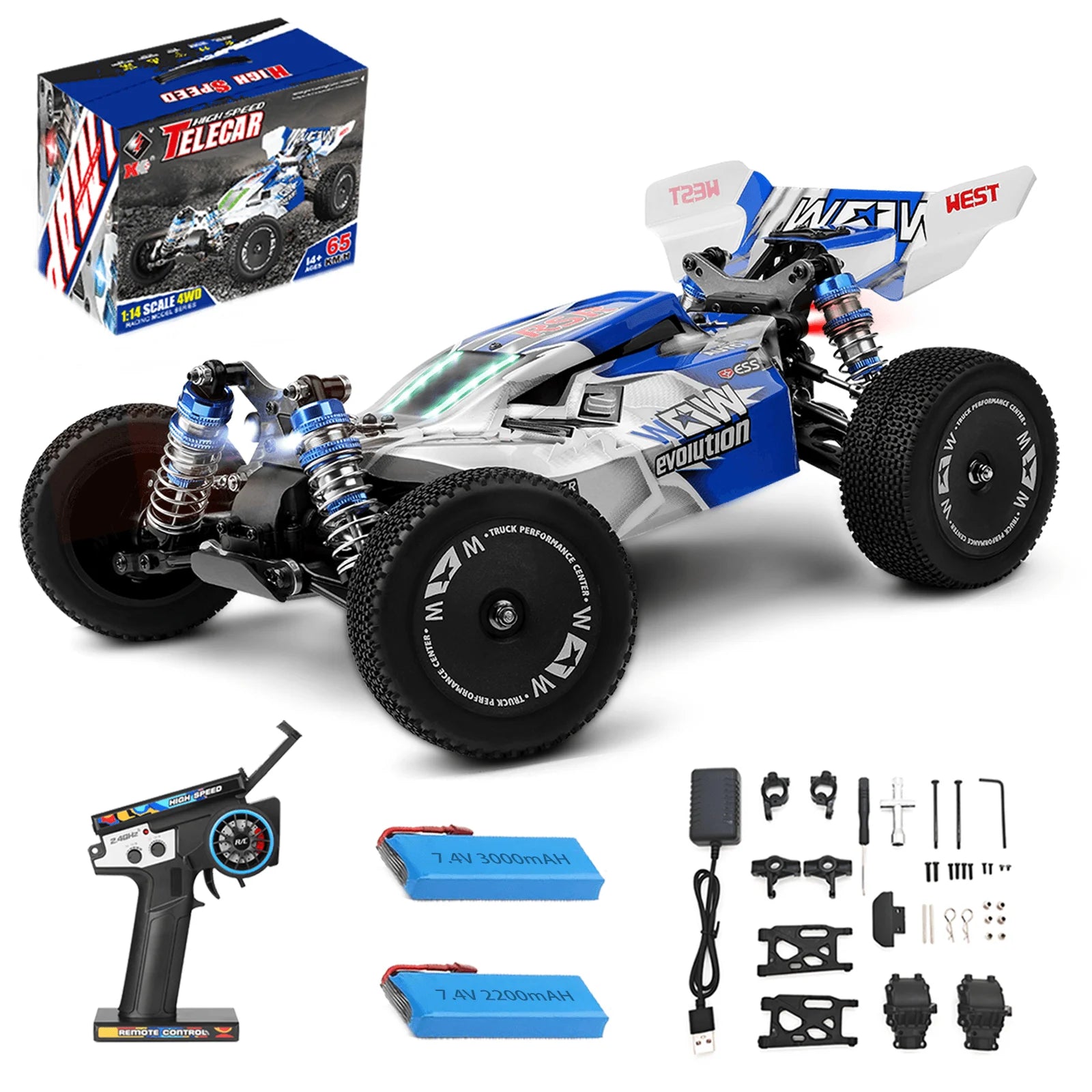 WLtoys 144011 Pro: 4WD Off-Road RC Speedster