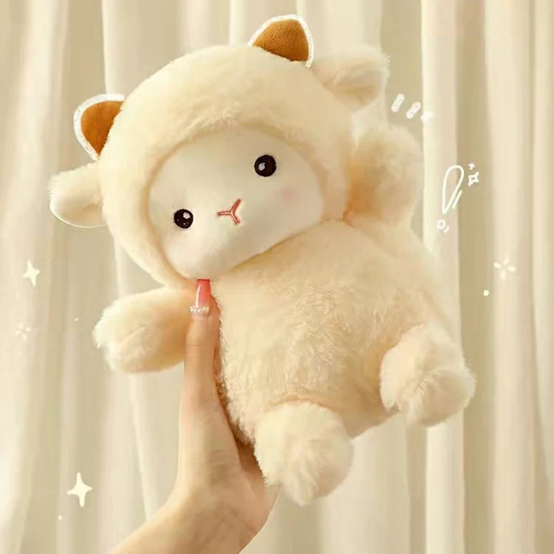 Cute Sheep Plush Dolls Kawaii Rabbit  Alpaca Toys Pillow
