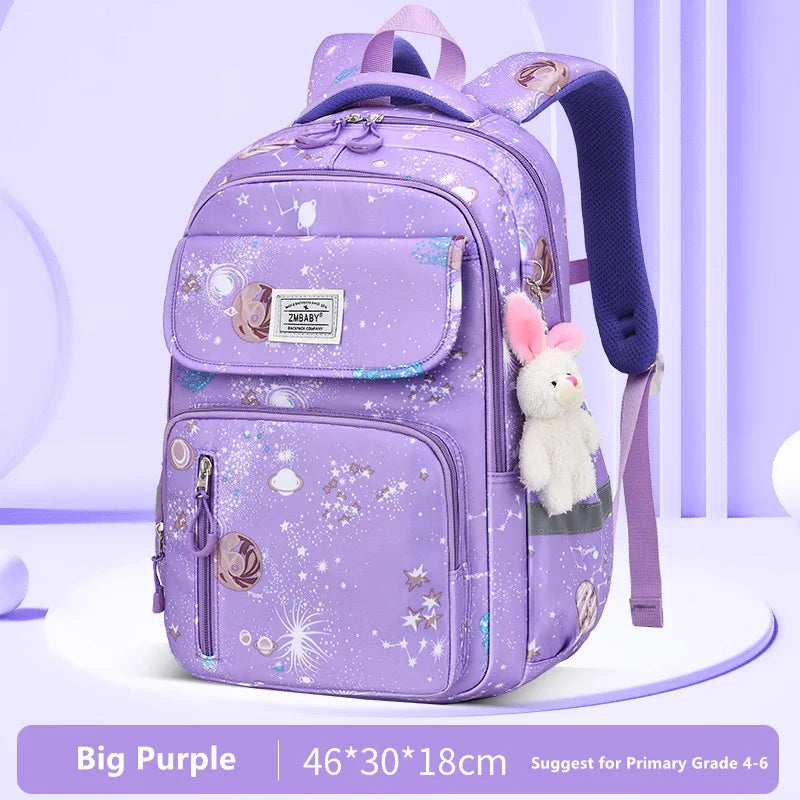 Kawaii School Backpack for Girls Elementary School bag