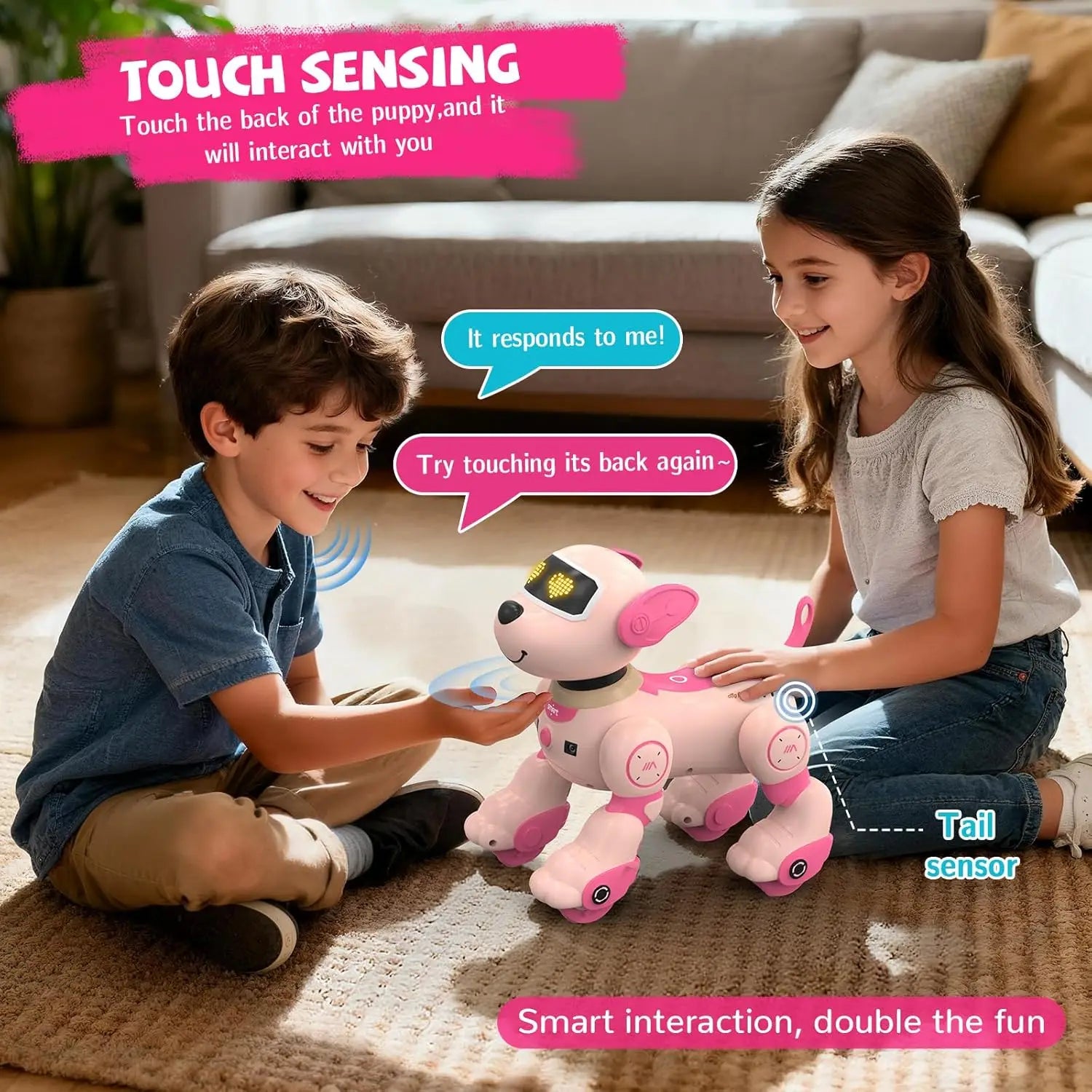 Intelligent Robot Dog Remote Control Electronic Sing Dance