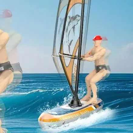 Boat Sailboat Yachting Kayaking Remote Control Sailing Rowing Boat