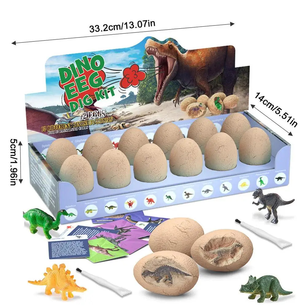 Archeological Dig Up Dinosaur Egg Fossil Excavation Toy