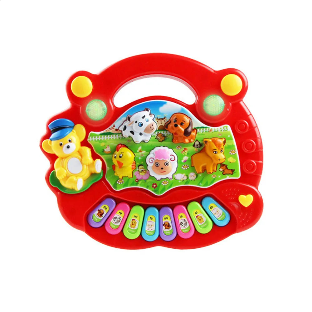Baby Musical Toy With Animal Sound Kids Piano Keyboard Electric