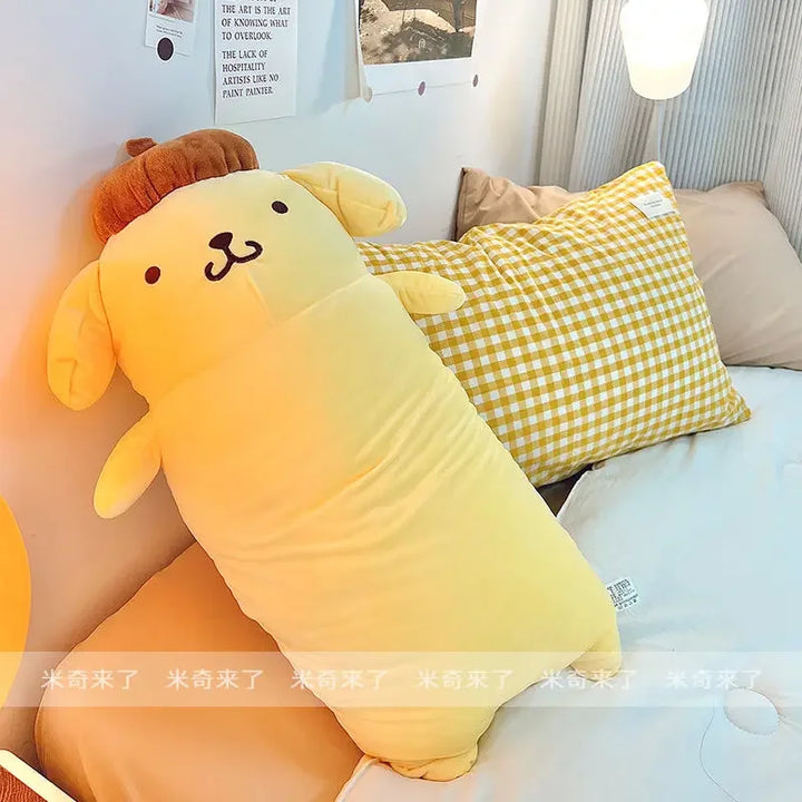 Toy Lovely Stuffed Anime Plushies Yellow Dog Hug Sleeping Pillow