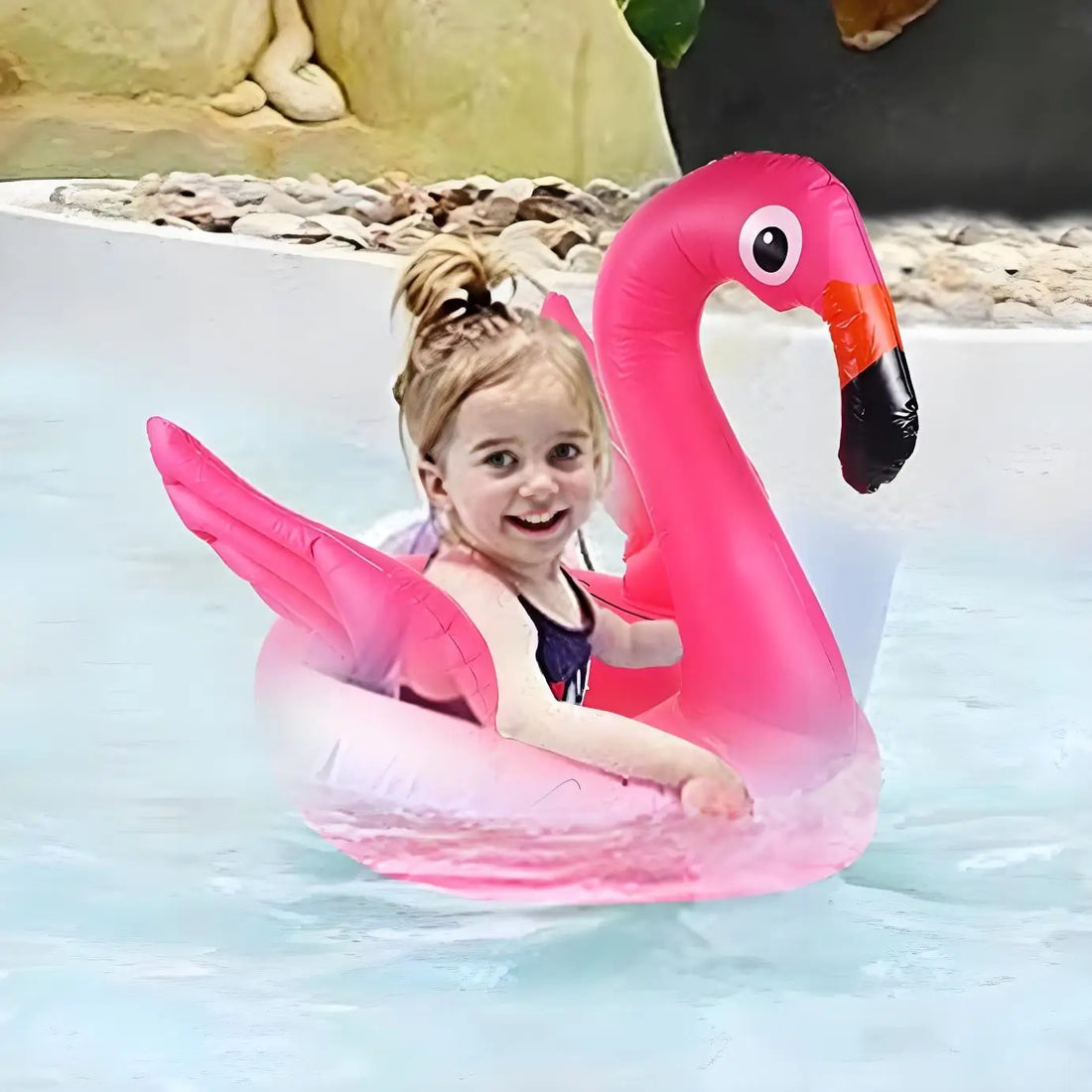 Flamingo Inflatable Pool Toys Swimming Float Seat for Baby
