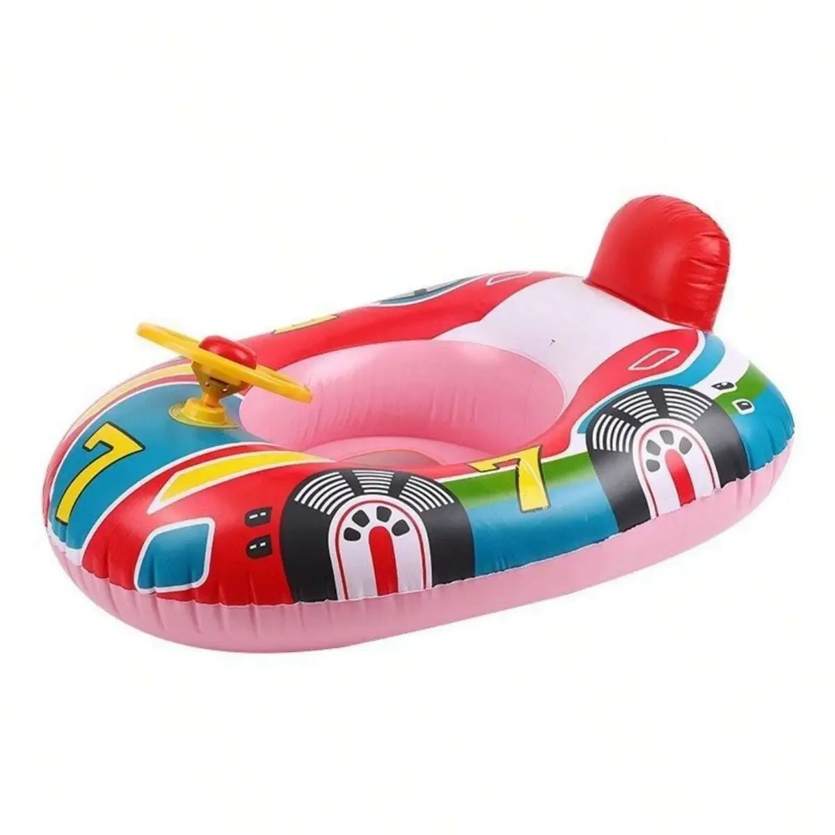 Baby Swimming Ring Pool Inflatable Float Seat Cute Car Summer Swim