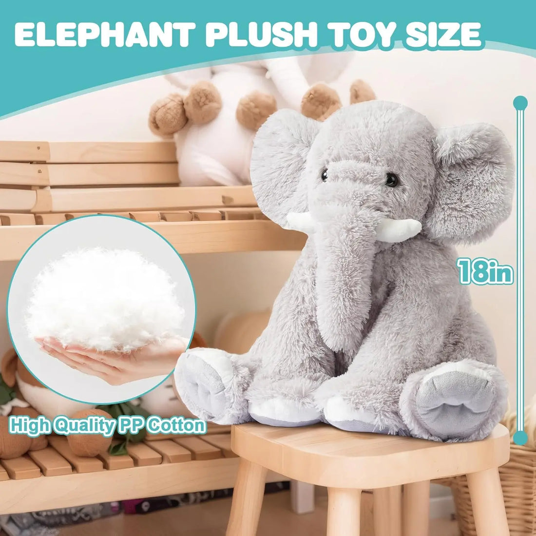Baby Breathing Soothing Capybara Elephant Plush Doll Toy