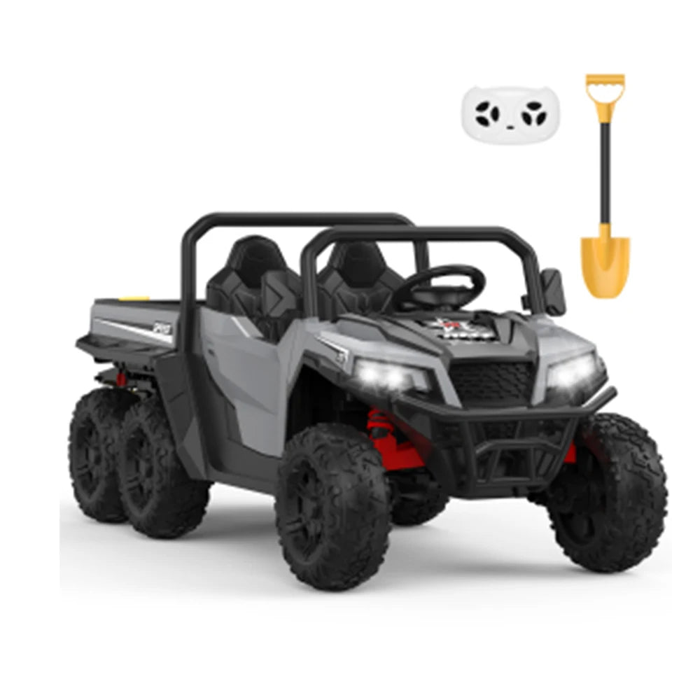 Electric Ride On Dump Truck with Remote Control 2-Seater Kids Ride