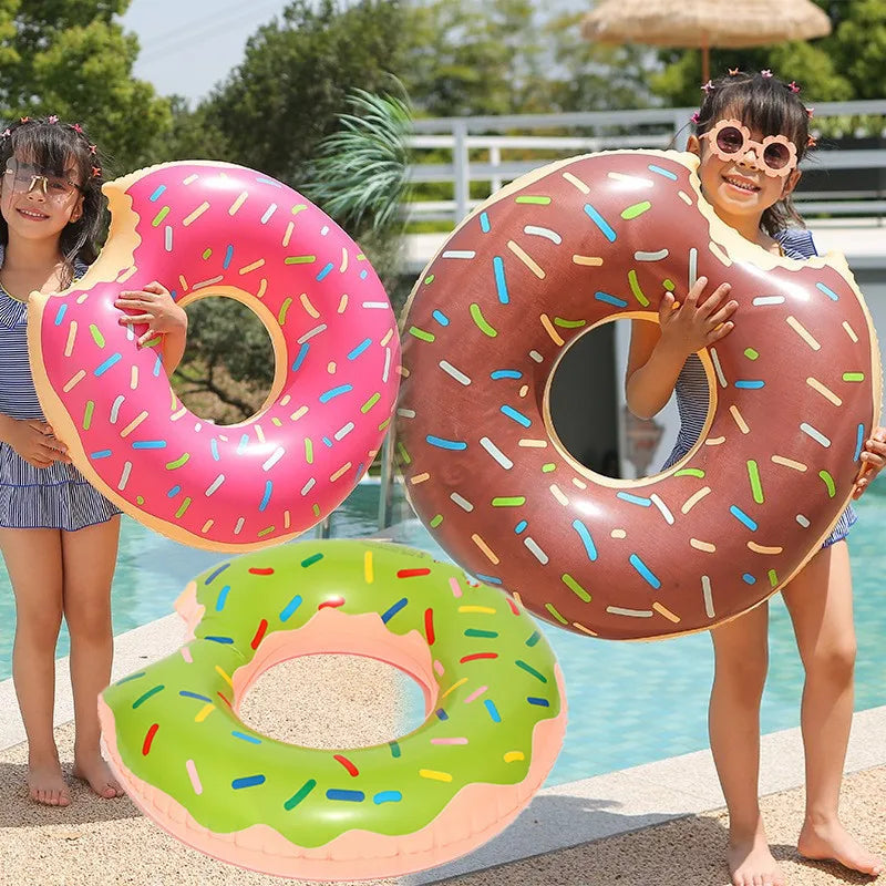 Summer Inflatable Toys Simulation Donuts Shape Swimming Ring