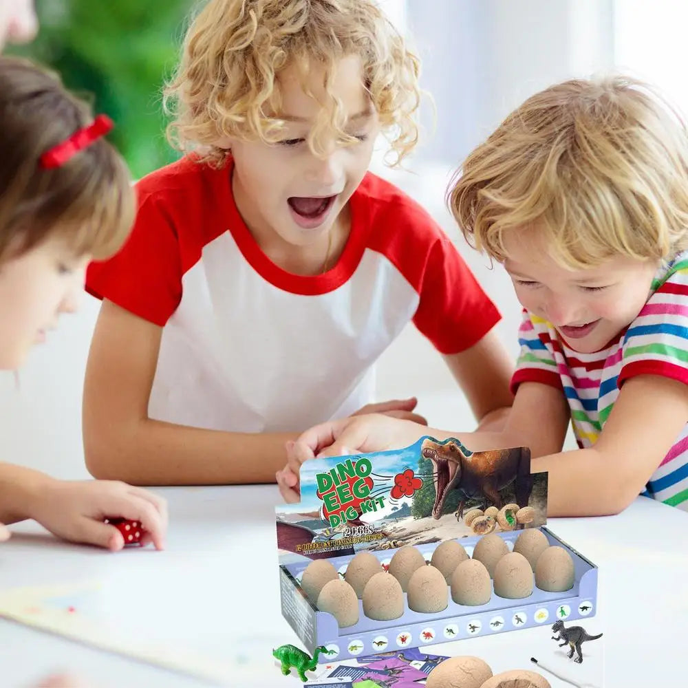 Archeological Dig Up Dinosaur Egg Fossil Excavation Toy
