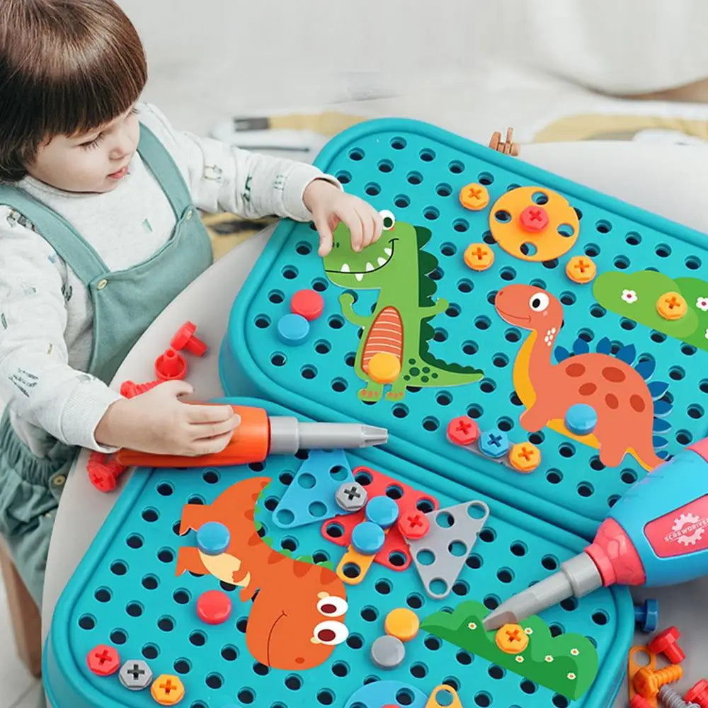 Pretend Play Preschool Children Nut Screw Educational Toys