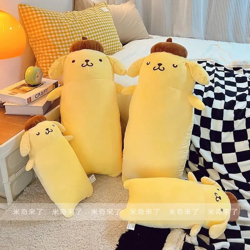 Toy Lovely Stuffed Anime Plushies Yellow Dog Hug Sleeping Pillow