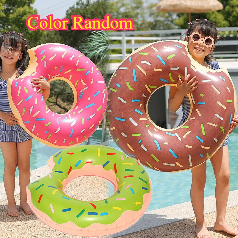 Summer Inflatable Toys Simulation Donuts Shape Swimming Ring