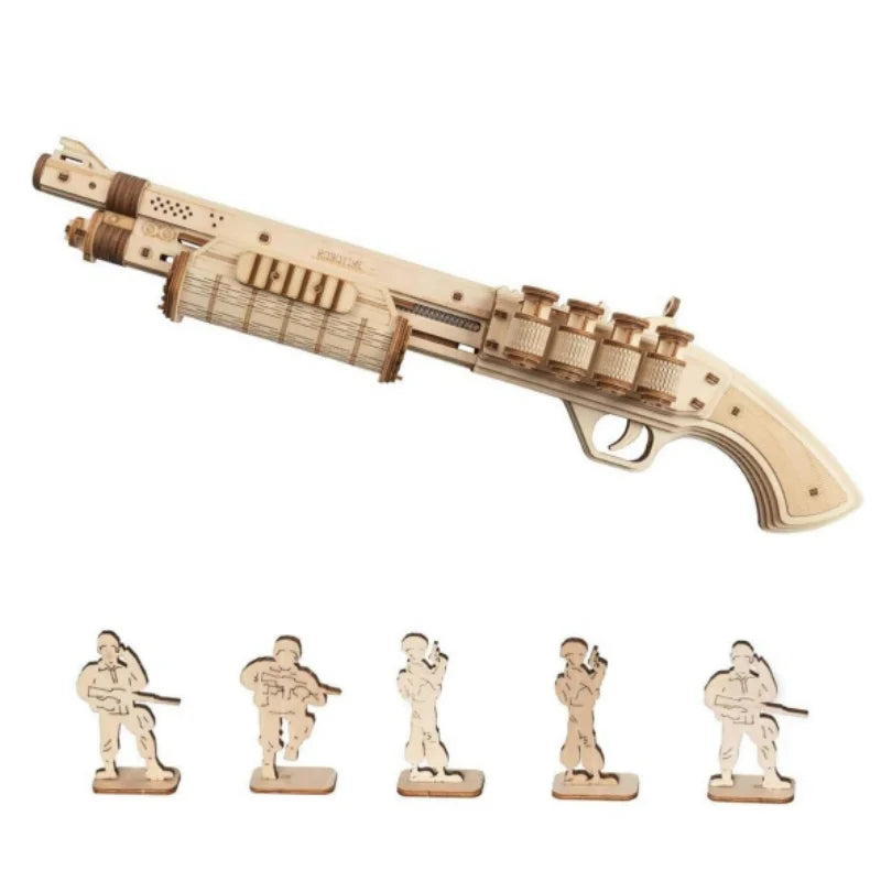 Robotime Rokr Corsac M60 Toy Gun 3D Wooden Puzzle