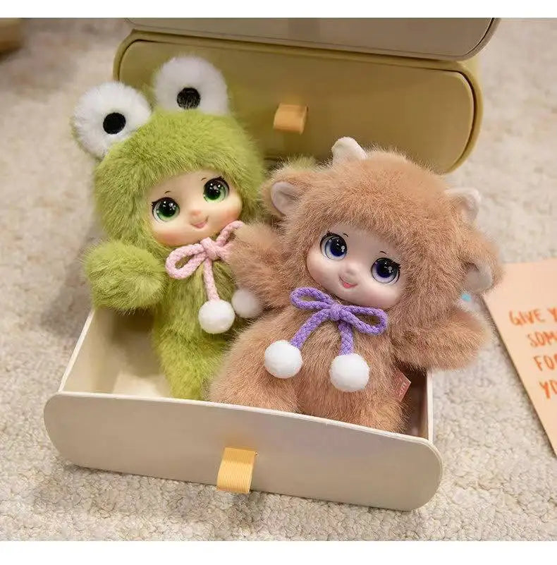 Cute Animals Vinyl Face Plush Toys Animal Toys Pendant Rabbit