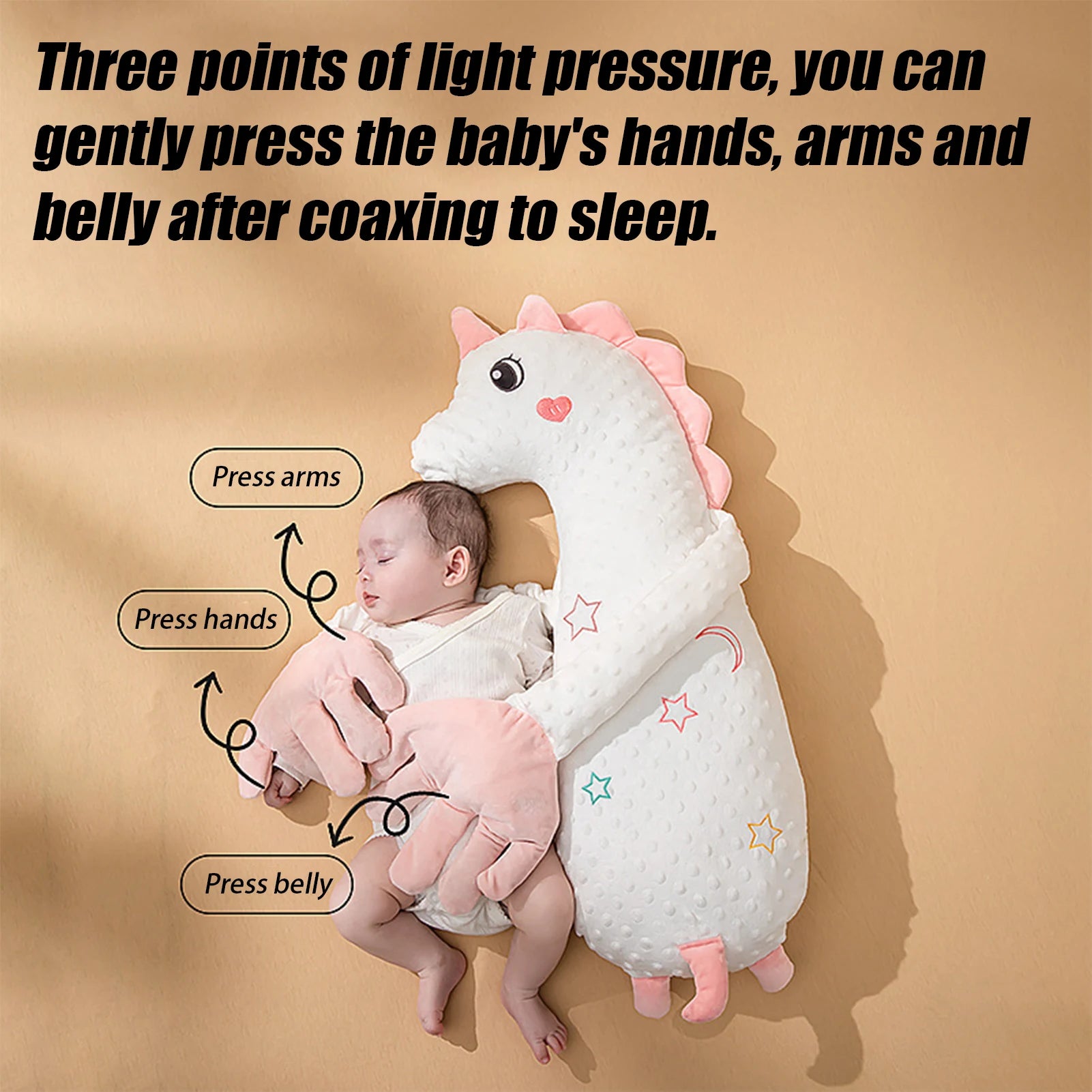 Electric Baby Sleep Patting Doll Remote Control Baby Hand Pillow