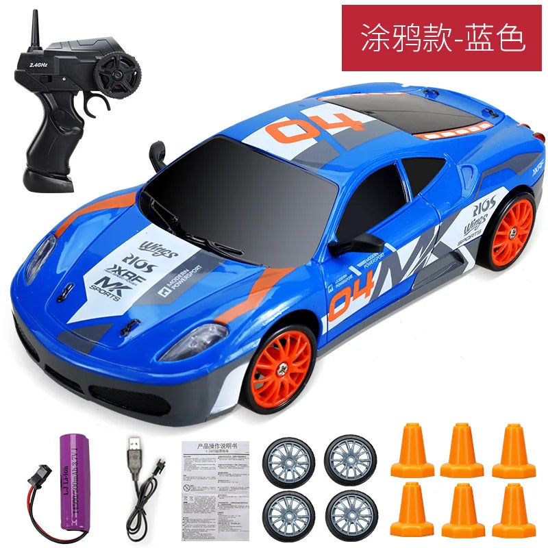 2.4G High speed Drift Car 4WD Toy Remote Control Vehicle Car RC