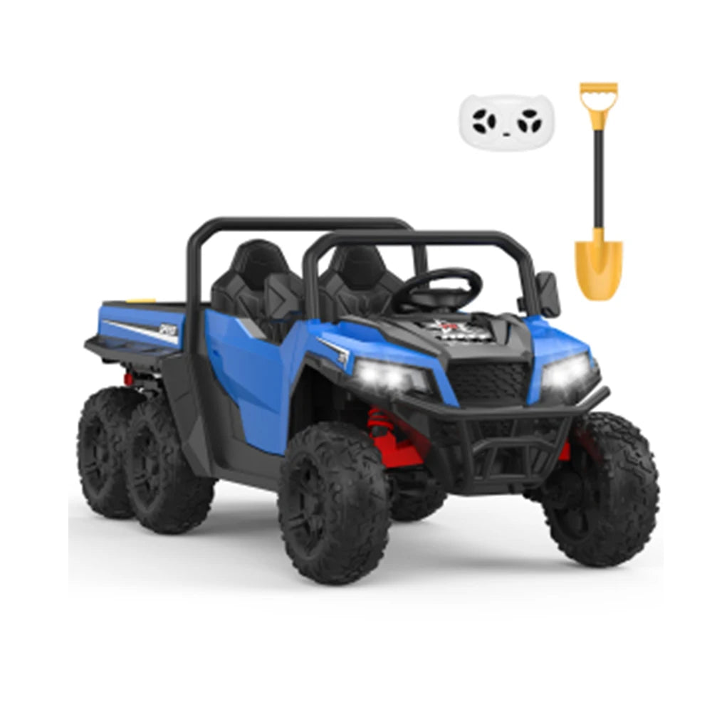 Electric Ride On Dump Truck with Remote Control 2-Seater Kids Ride