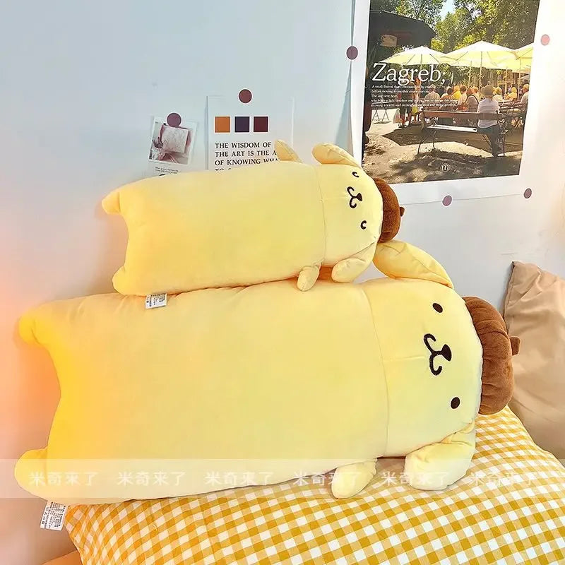 Toy Lovely Stuffed Anime Plushies Yellow Dog Hug Sleeping Pillow