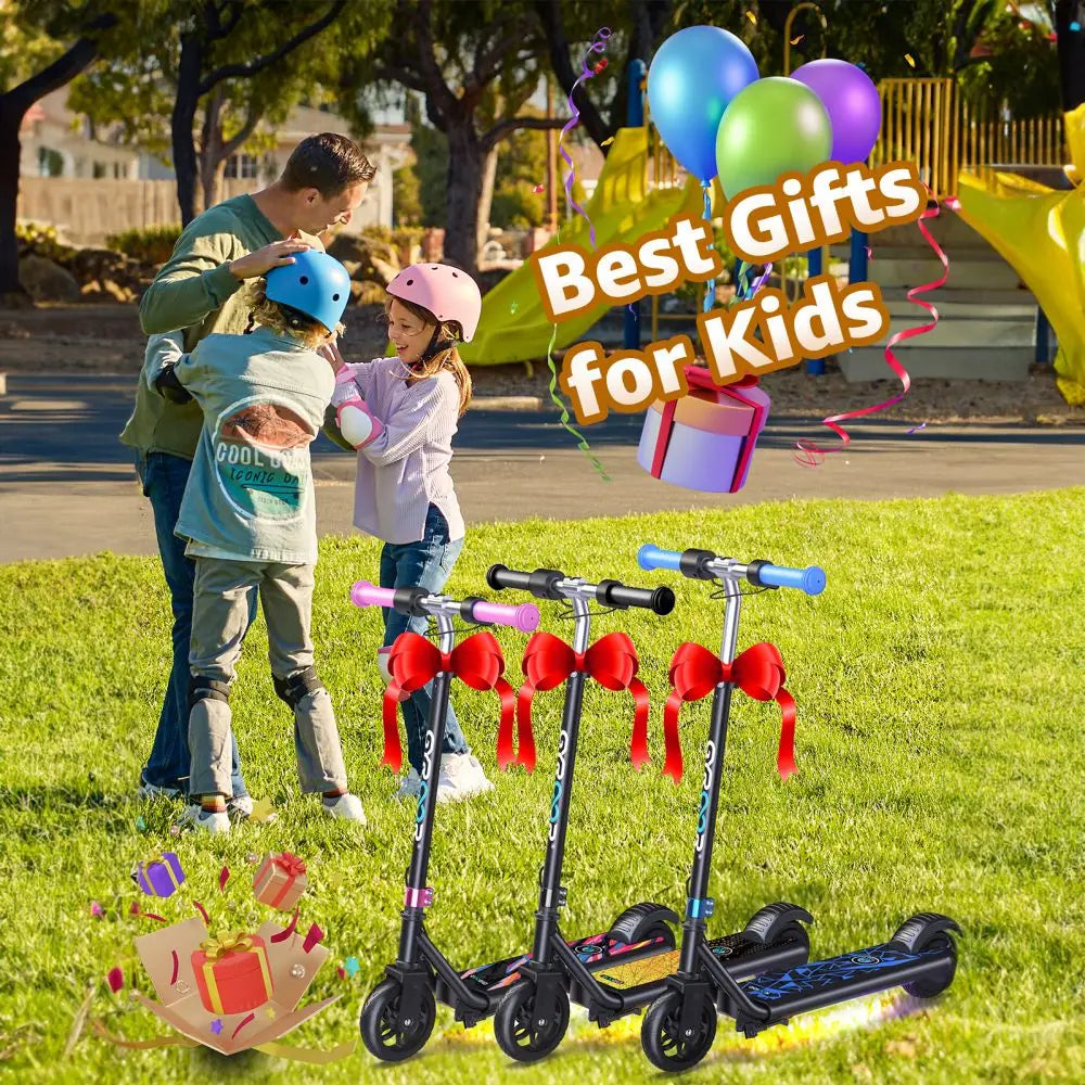 Electric Scooter for Kids, LED Dispaly Dual Brake System