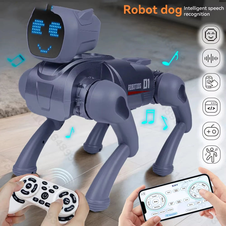 Intelligent Remote Control  Simulation Mechanical Dog Smart Robots