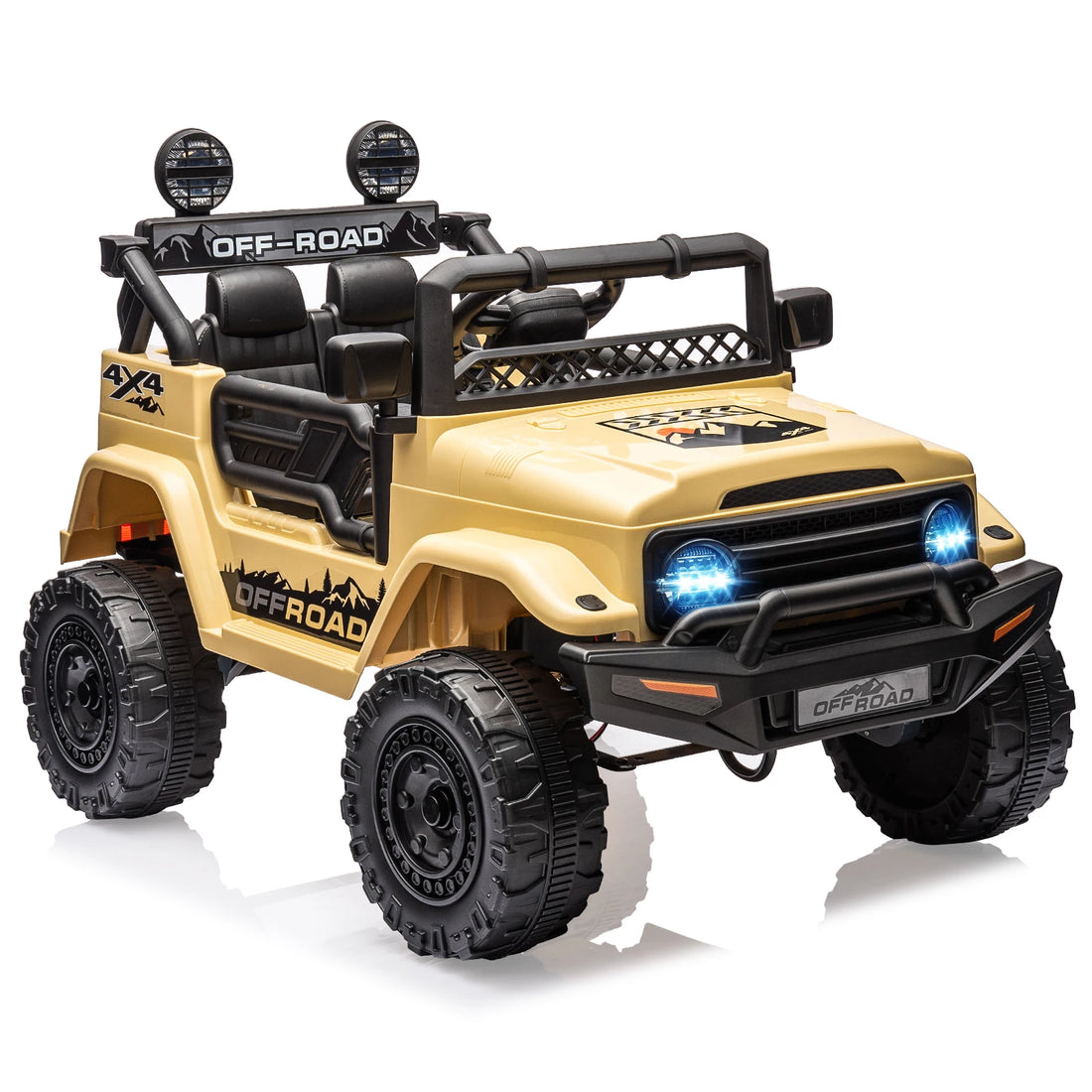 Kids Ride On Truck with Remote Control Spring Suspension Car