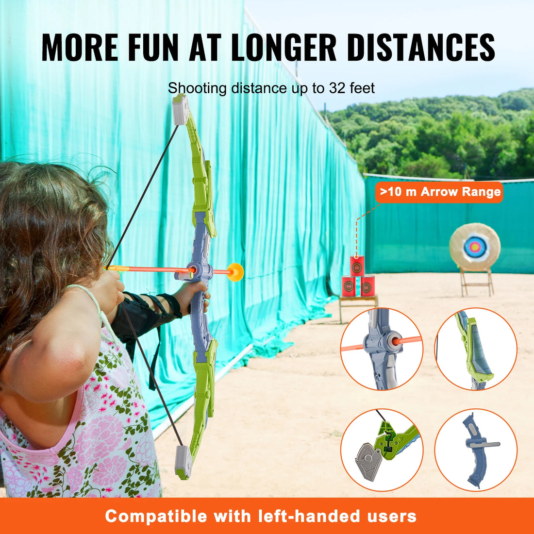 Bow & Arrows For Children Kids Archery Bow Practice Recurve Outdoor
