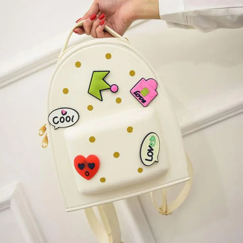 Fashion Adjustable Straps Silicone Backpack Waterproof