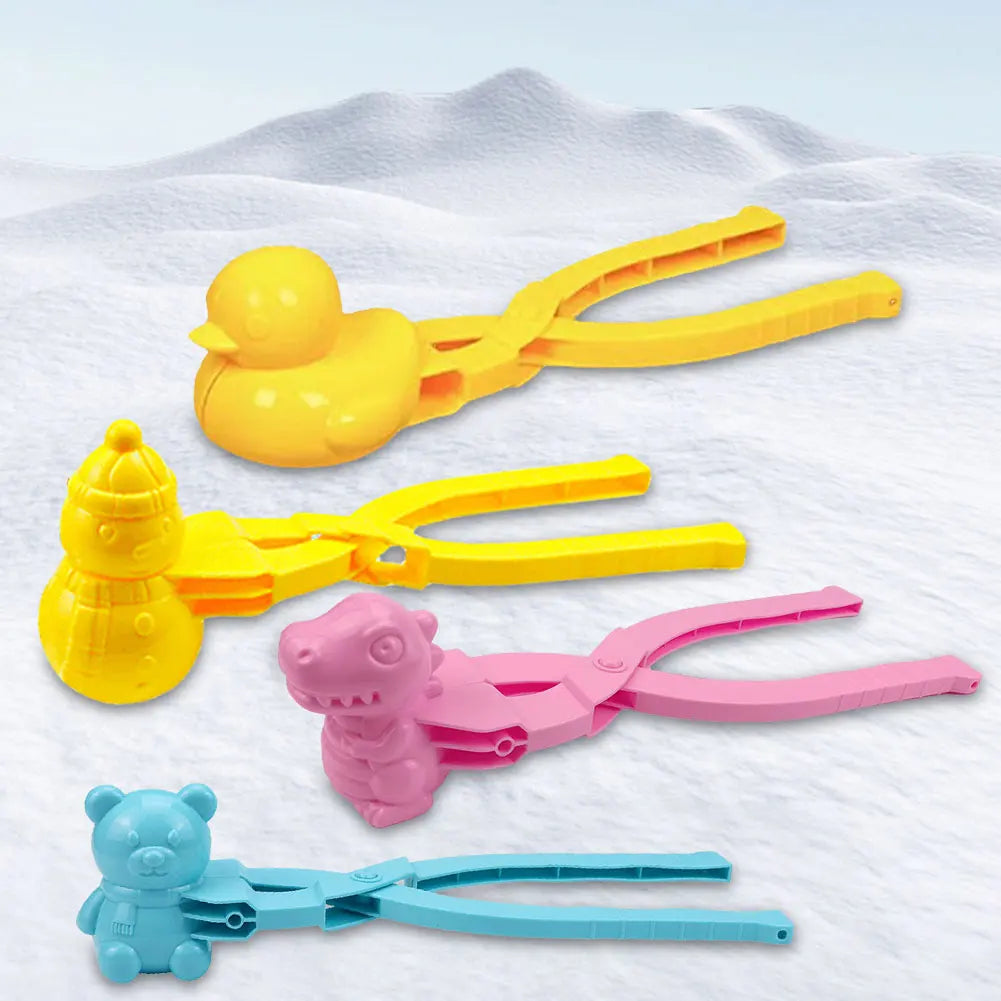 Duck Shaped Snowball Maker Clip Children Outdoor Snow