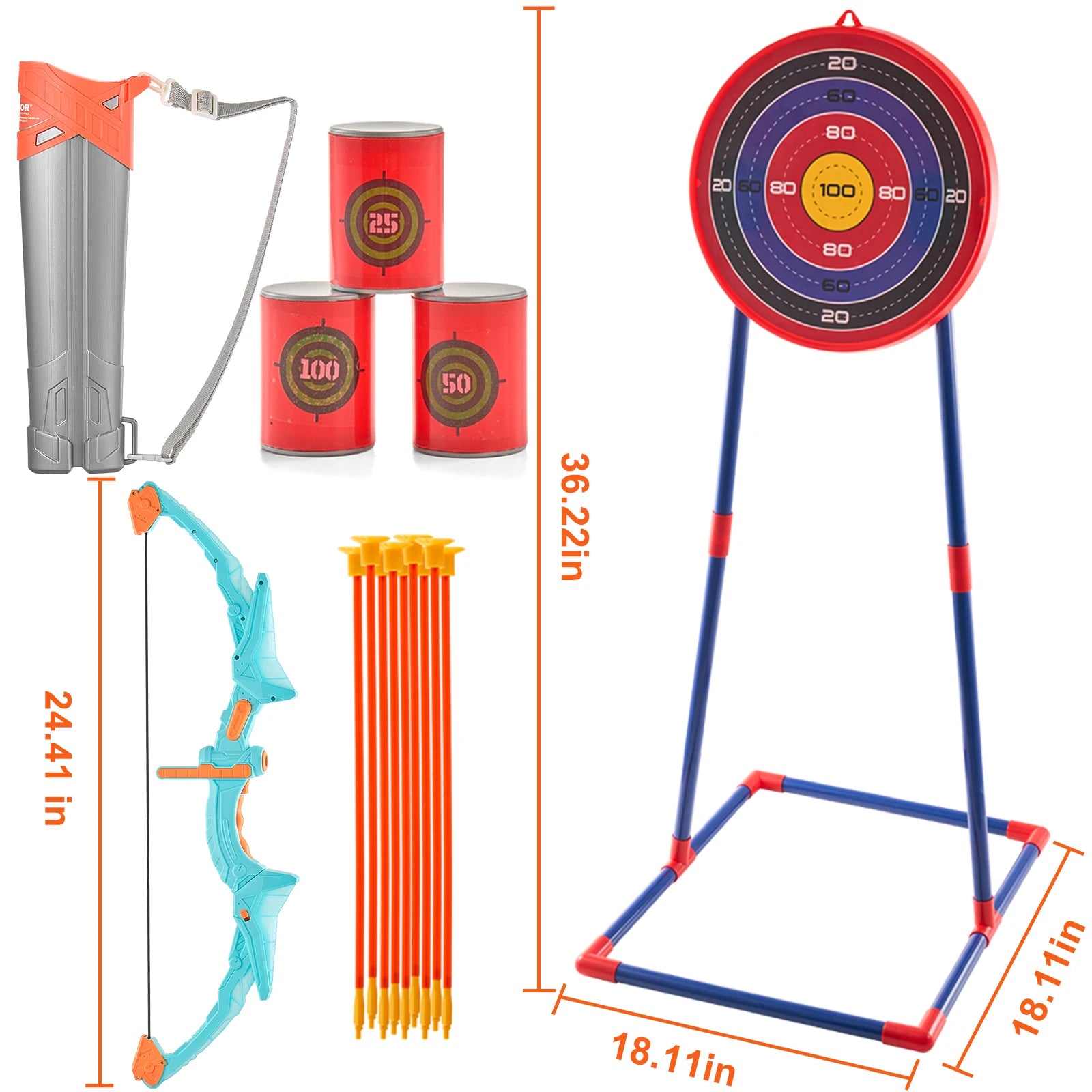 Bow & Arrows For Children Kids Archery Bow Practice Recurve Outdoor