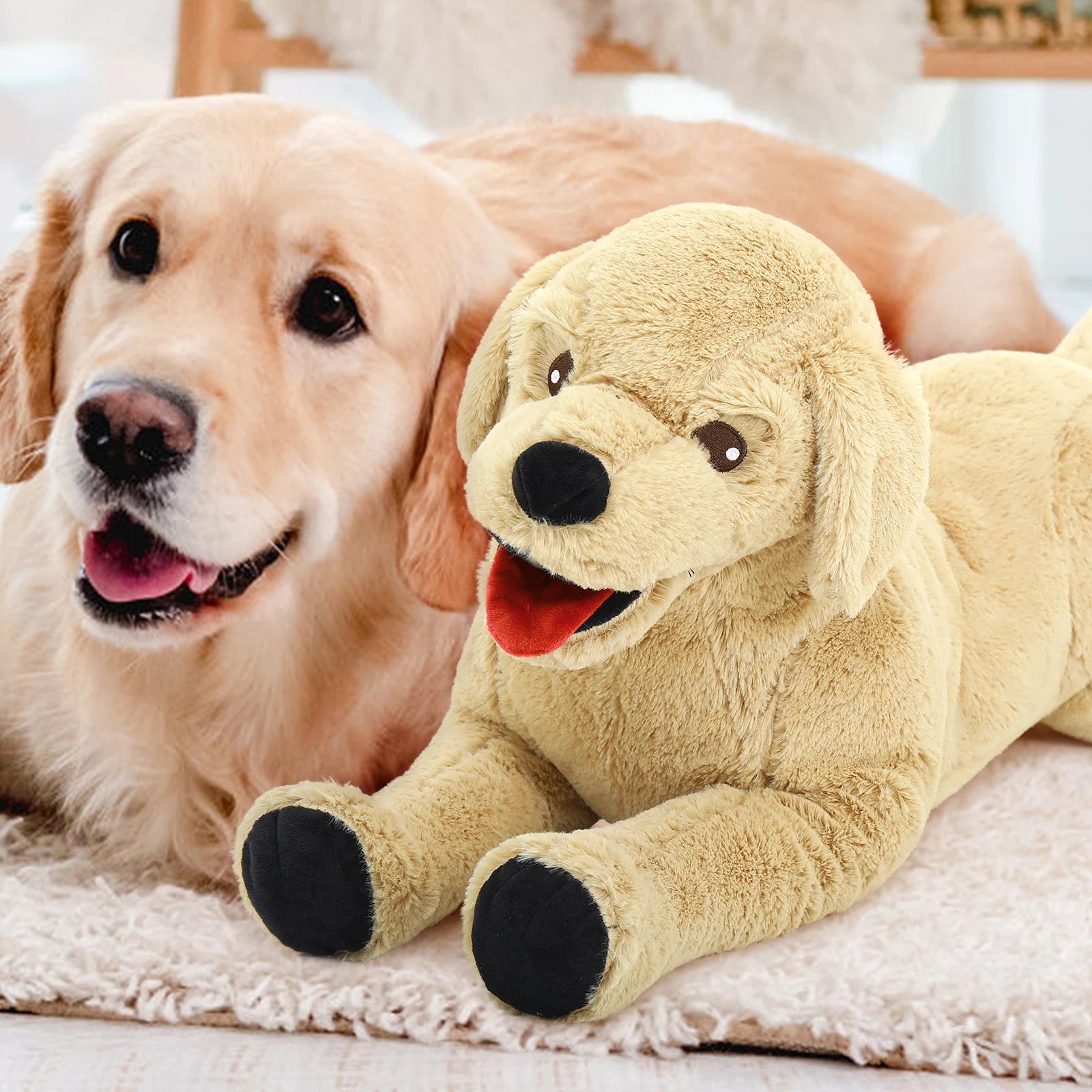Dog Stuffed Animals Large, Golden Retriever Teddy Plush Toys
