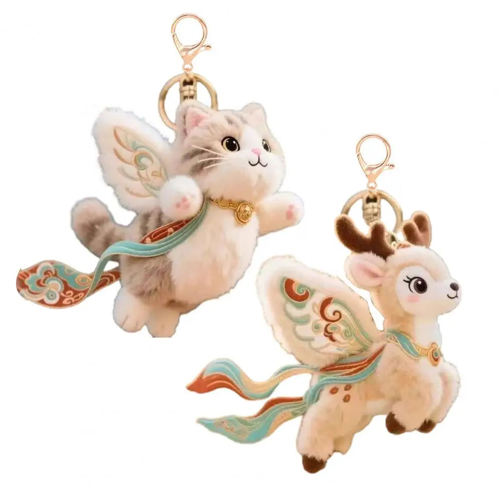 Cute Plush Toy Dunhuang Nine Color Deer And Flying Cat