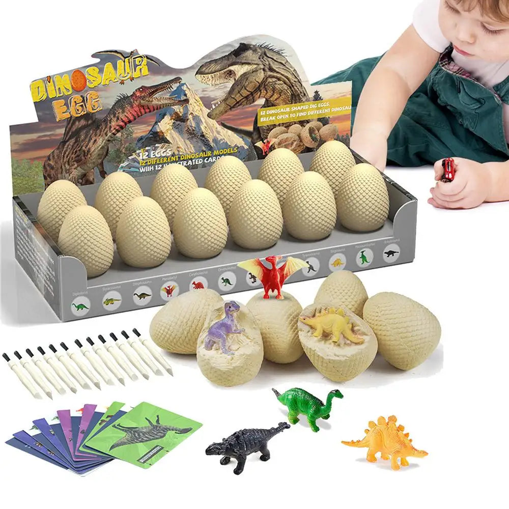 Archeological Dig Up Dinosaur Egg Fossil Excavation Toy