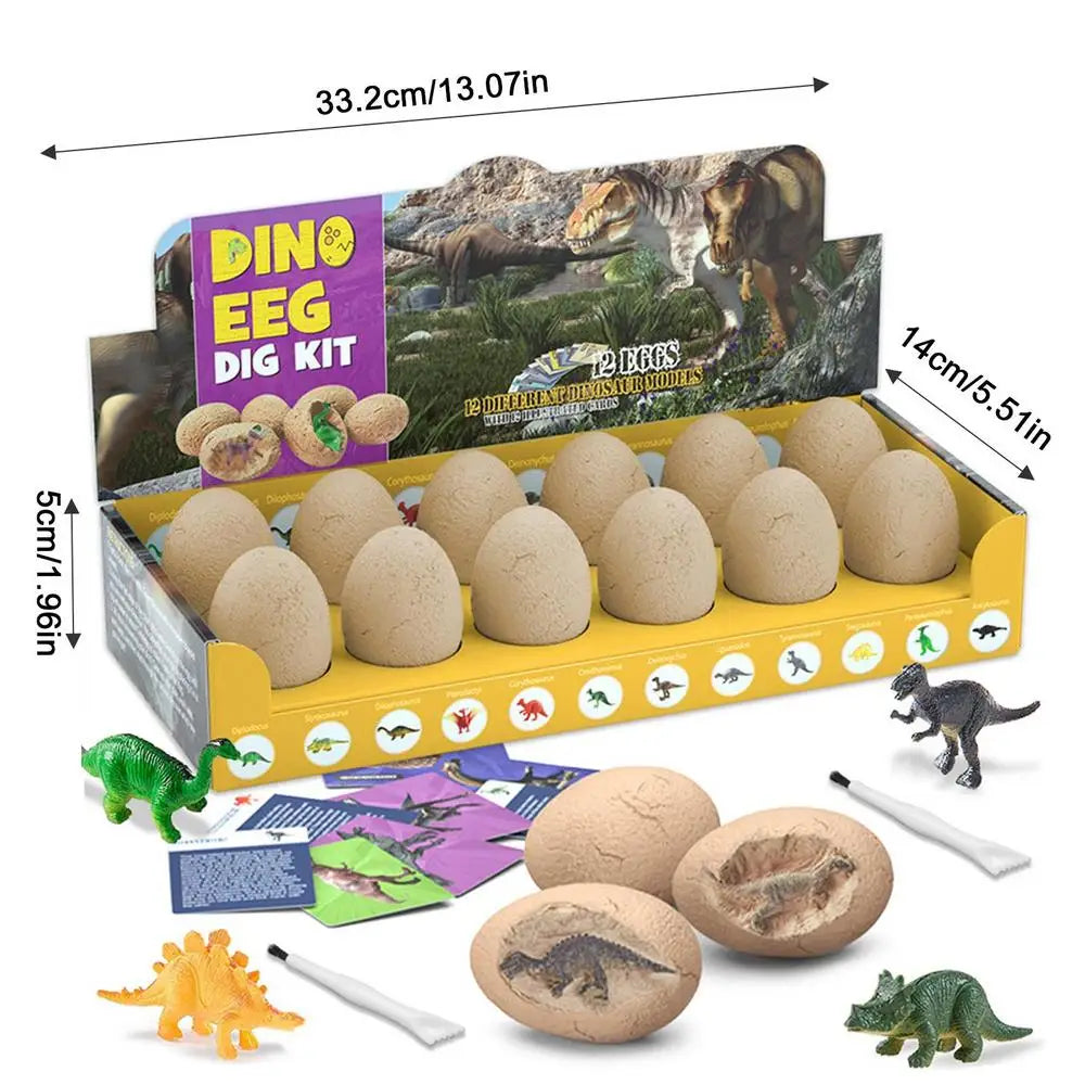 Archeological Dig Up Dinosaur Egg Fossil Excavation Toy