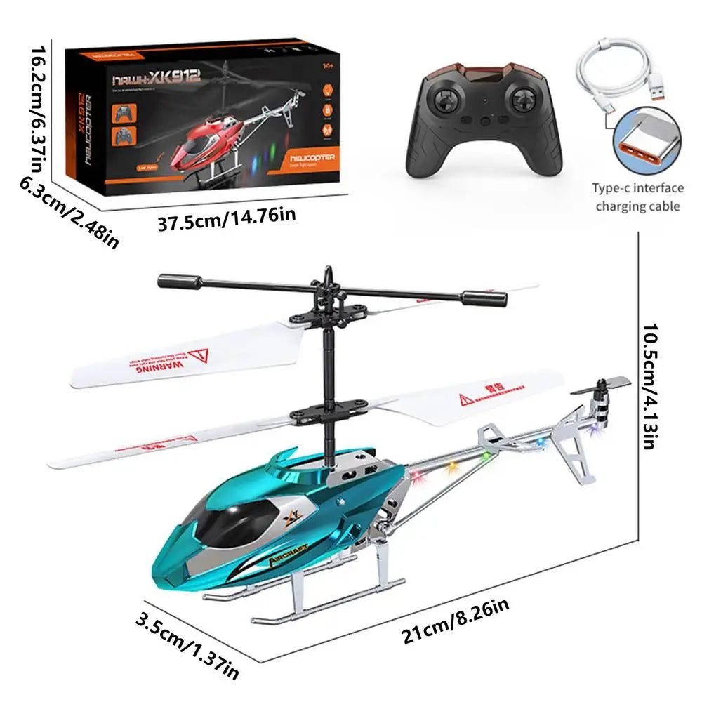 Kids Remote Helicopter With Stable Flight & Easy Remote Contro