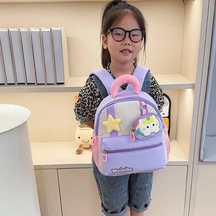 Kids Backpack Ergonomic Decompression Cartoon Charm